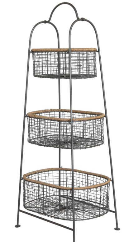 3-Tier Stand with Removable Baskets ***
