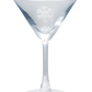 4 oz. Martini Glass with Hand-Blown Holiday Figure III