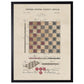 Watercolor Checkers Patent - Online Only