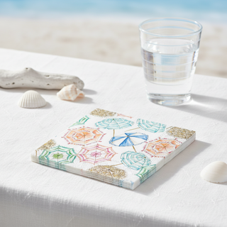 Coral Umbrella Napkins
