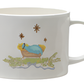 14 oz. Stoneware Mug with Gold Electroplating III
