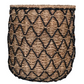 Woven Wicker Baskets & Black Large