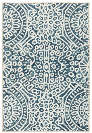 Temple Ink Machine Washable Rug
