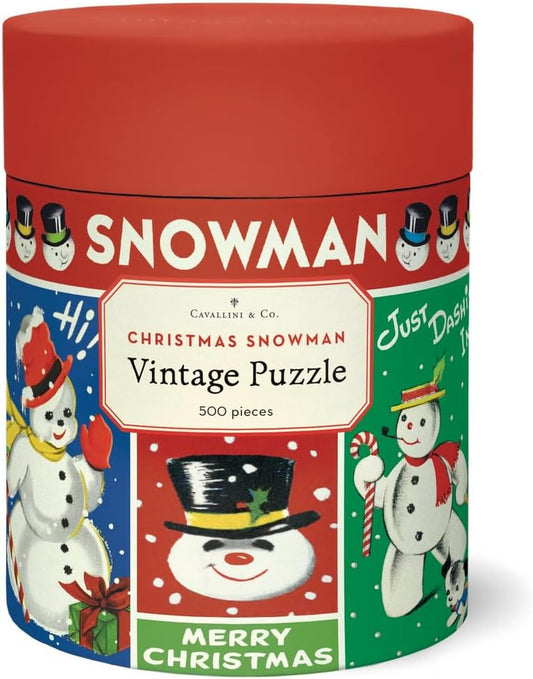 Christmas Snowman 500 Piece Puzzle