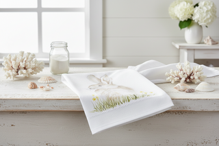 Bunny Handpainted Cotton Guest Towel IV
