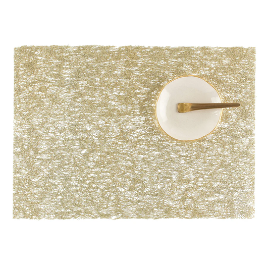 Metallic Lace Tablemat - Rectangle - 13" x 18" - Online Only