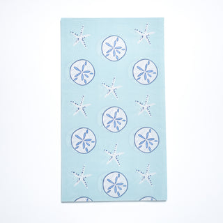 Paper Guest Napkins – Aqua Shell
