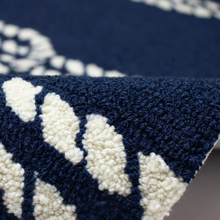 Navy Ropes Capri Rug 24" x 36"
