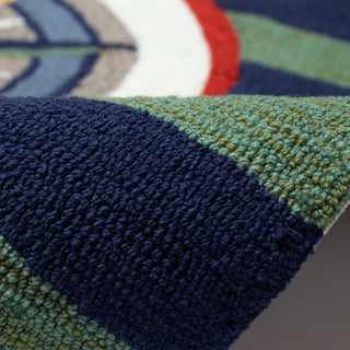 Striped Compass Multi Rug 24" x 36"

