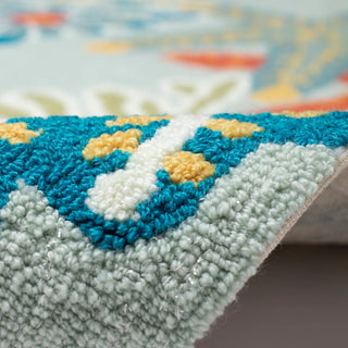 Ocean Scene Aqua Rug 24x36
