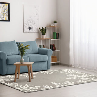 Capri Coral Border Rug
