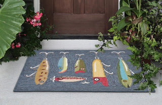 Playing Hooky Grey Rug 24" x 36"
