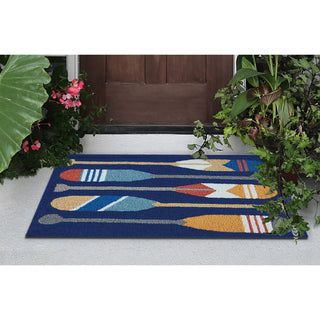 Paddles Navy 24" x 36"
