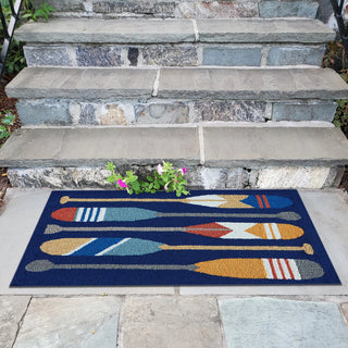 Paddles Navy 24" x 36"
