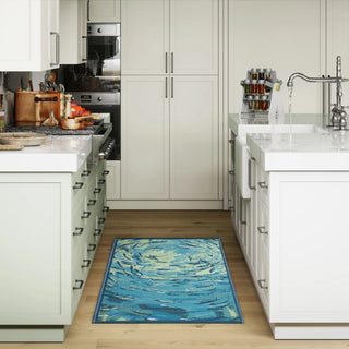 Fish to Go Blue 24" x 34.5"
