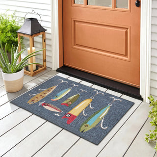 Playing Hooky Grey Rug 24" x 36"
