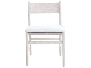 Set of 2   River Rock Wood Back Side Chair

