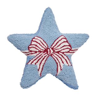 Shaped Star Bow Hook Pillow
