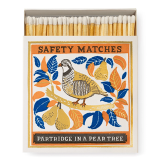 Partridge | Square   Christmas Safety Matches
