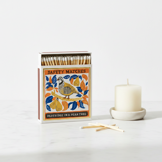 Partridge | Square   Christmas Safety Matches
