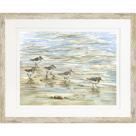 Sandpipers in the Surf 32x26