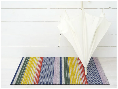 Pop Stripe Shag Mat - Multi