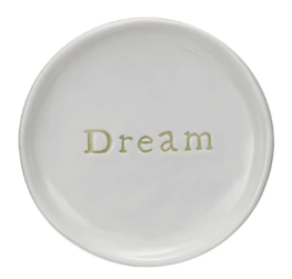 Stoneware Dish w/ Debossed Word II