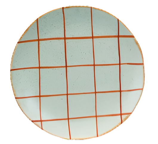 Hand-Painted Stoneware Plate w/ Pattern III