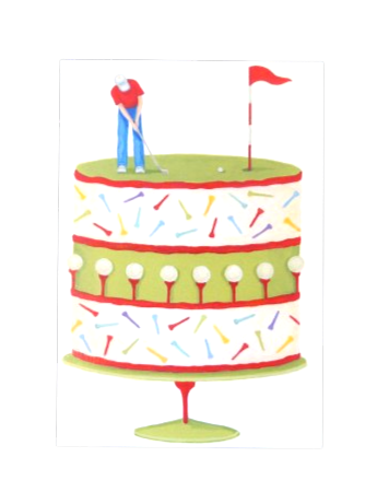 GOLF LAYER CAKE Card