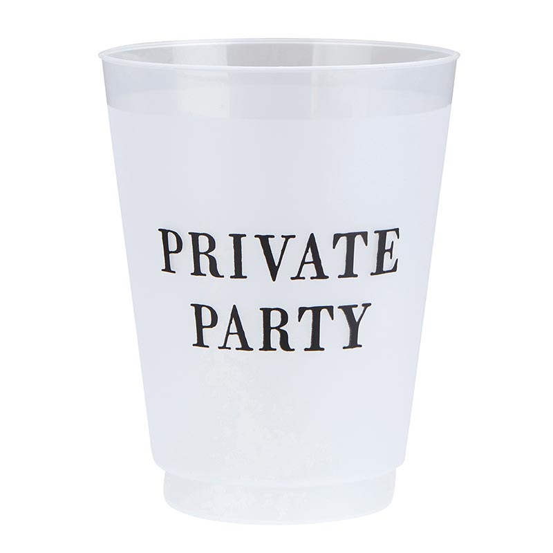 Face to Face Frost Flex Cups - Private Party 8 pk.