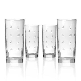 Sailing 15oz Cooler Highball Glass | Set of 4   Online Only

