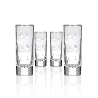 Sailing 2.5oz Cordial Shot Glass | Set of 4   Online Only
