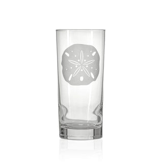 Sand Dollar 15oz Cooler Highball Cocktail Glass | Set of 4   Online Only
