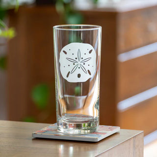 Sand Dollar 15oz Cooler Highball Cocktail Glass | Set of 4   Online Only
