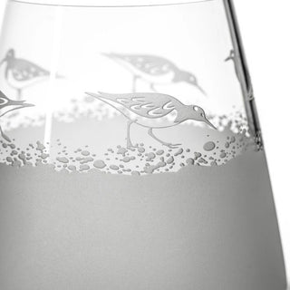 Sandpiper 18oz Stemless Wine Tumbler Glass | Set of 4
