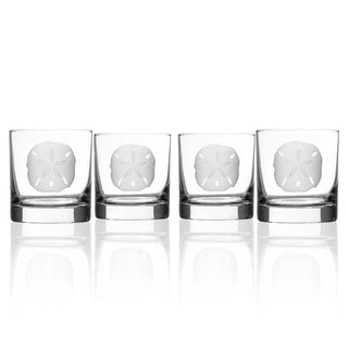 Sand Dollar 11oz On the Rocks | Set of 4   Online Only
