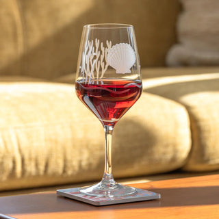 Scallop Shell 19.5oz All Purpose Wine Glass | Set of 4
