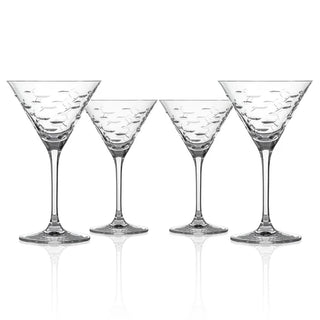 School of Fish 10oz Martini Cocktail Glass | Set of 4   Online Only
