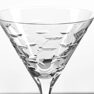 School of Fish 10oz Martini Cocktail Glass | Set of 4   Online Only
