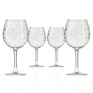 School of Fish 18oz Balloon Red Wine Glass | Set of 4   Online Only
