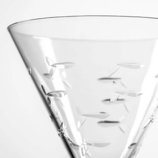 School of Fish 7.5oz Martini Cocktail Glass | Set of 4   Online Only
