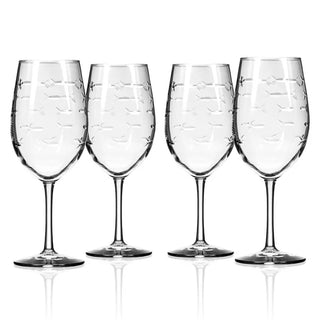 School of Fish 18oz All Purpose Wine Glass | Set of 4   Online Only
