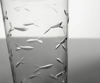 School of Fish 15oz Cooler Highball Glass | Set of 4   Online Only
