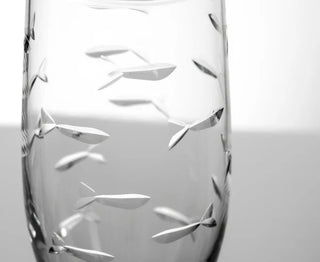 School of Fish 8oz Champagne Flute | Set of 4   Online Only
