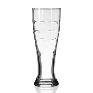 School of Fish 16oz Beer Pilsner Glass | Set of 4   Online Only
