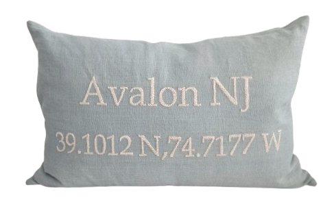 *CUSTOM* Avalon Aqua Pillow