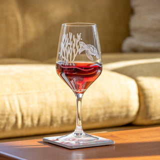 Sea Turtle 19.5oz All Purpose Wine Glass | Set of 4
