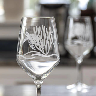 Sea Turtle 19.5oz All Purpose Wine Glass | Set of 4
