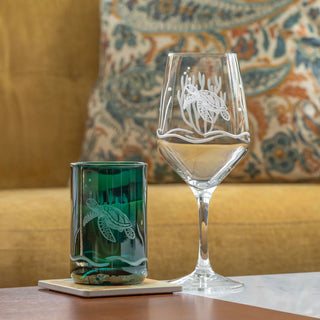 Sea Turtle 19.5oz All Purpose Wine Glass | Set of 4
