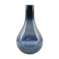 Indigo Road by Egypt Sherrod Mira Glass 10" Long Neck Vase, Deep Blue
